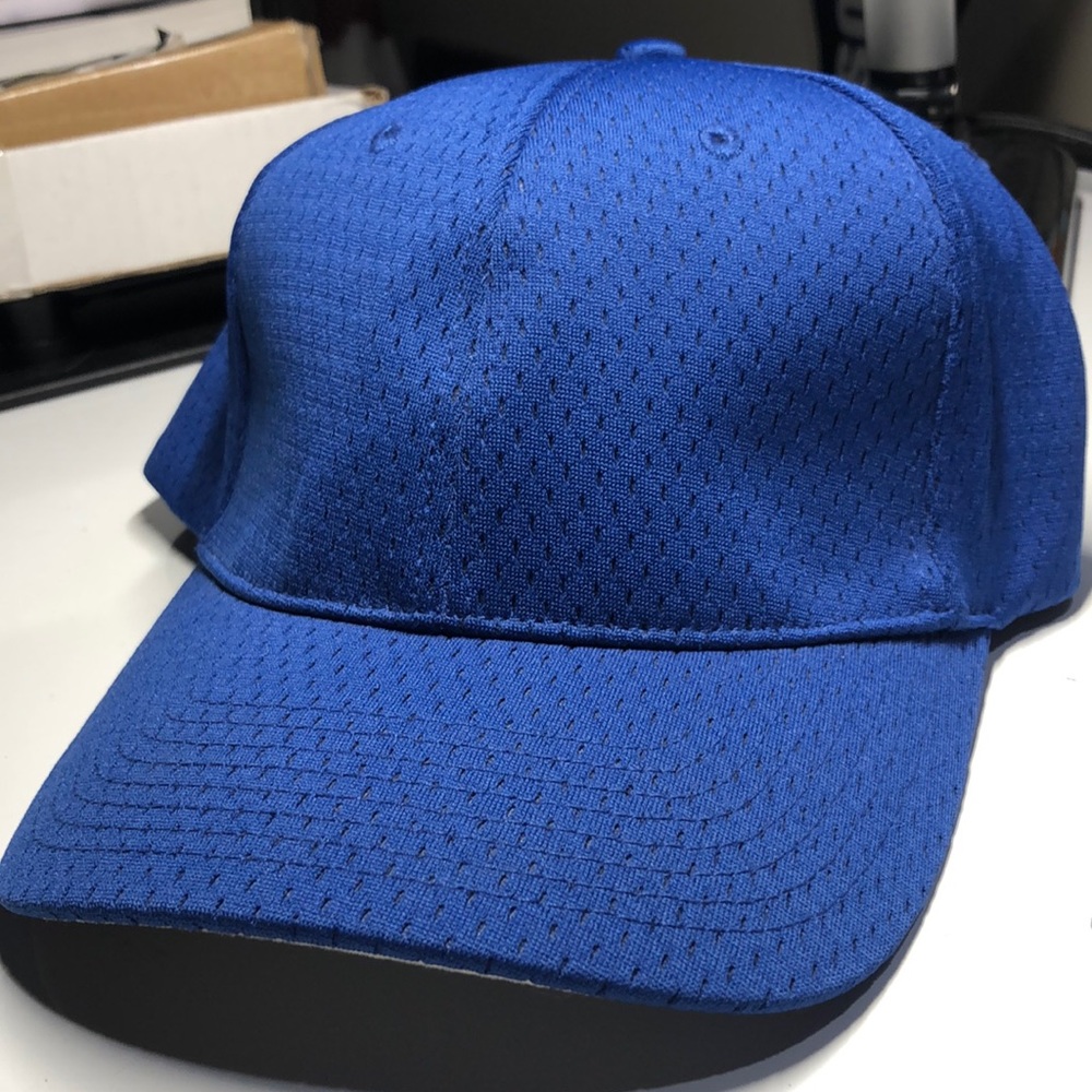 Pacific Headwear 808M Coolport Mesh Custom Men’s Baseball Hat Cap Royal Blue